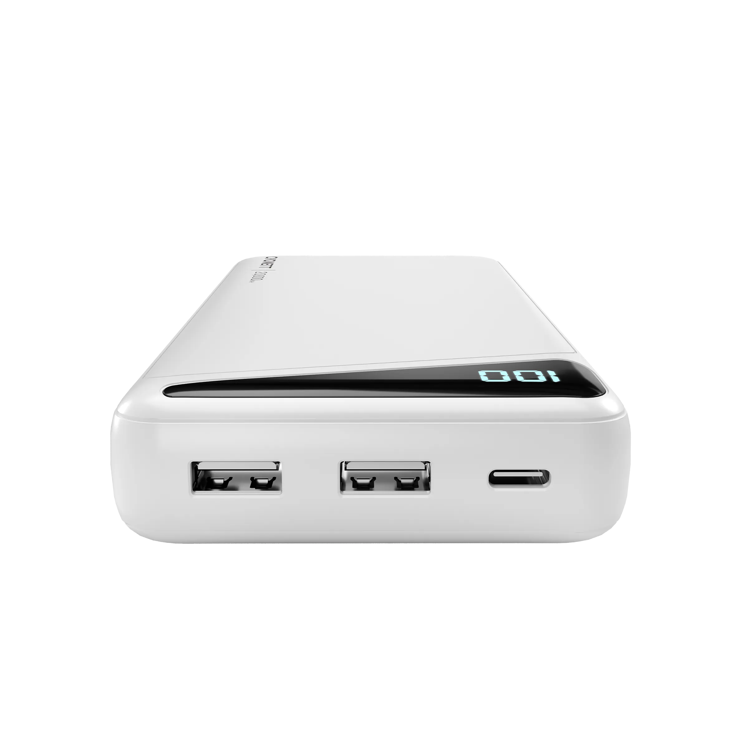 20,000 mAh Power Bank - White