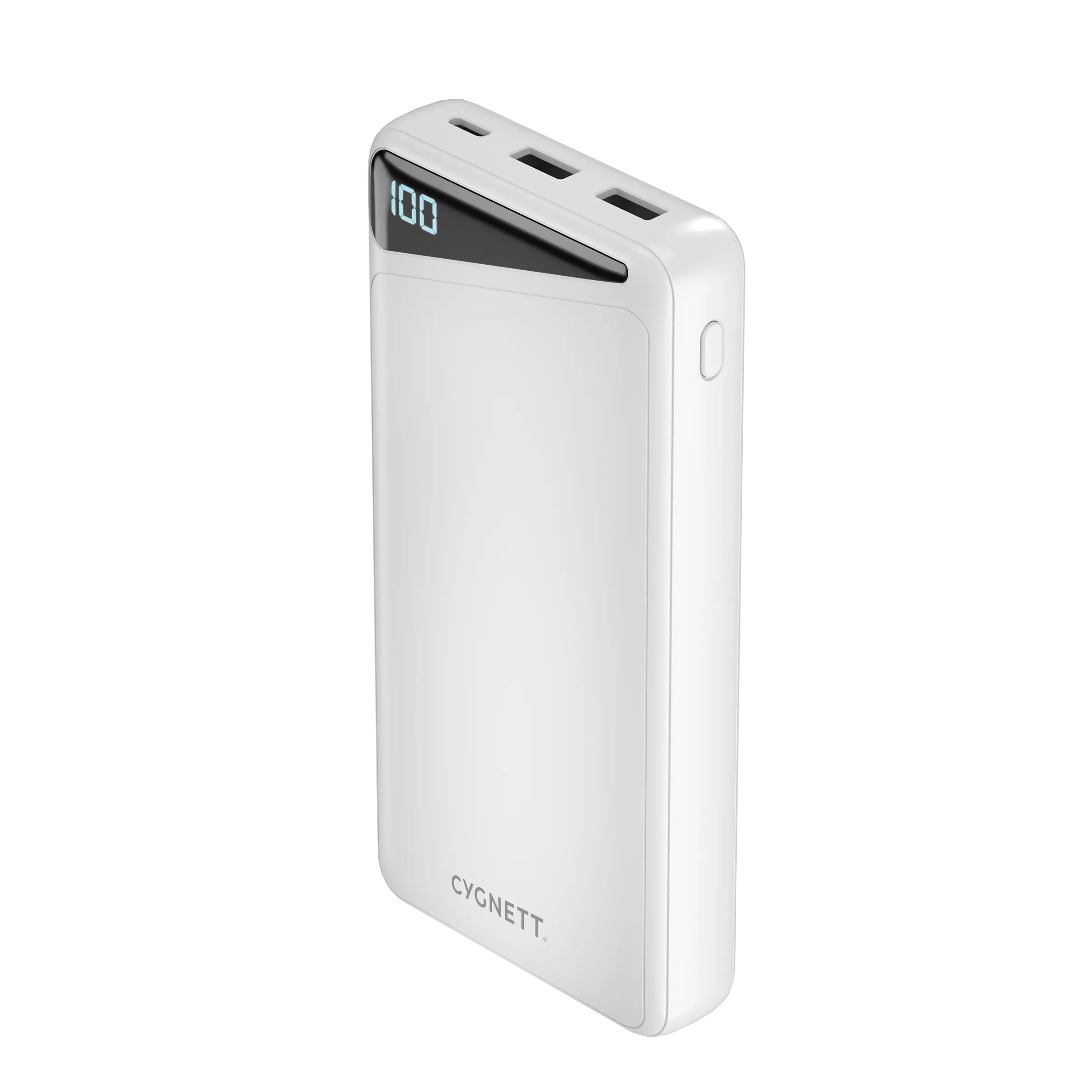 20,000 mAh Power Bank - White