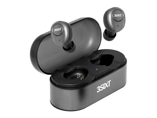 3sixT BLACK True Wireless Studio Earbuds