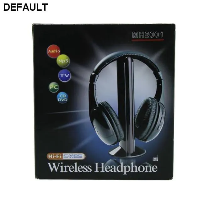 5IN1 Wireless Headphone Casque Audio Sans Fil Ecouteur Hi-Fi Radio FM TV MP3 MP4