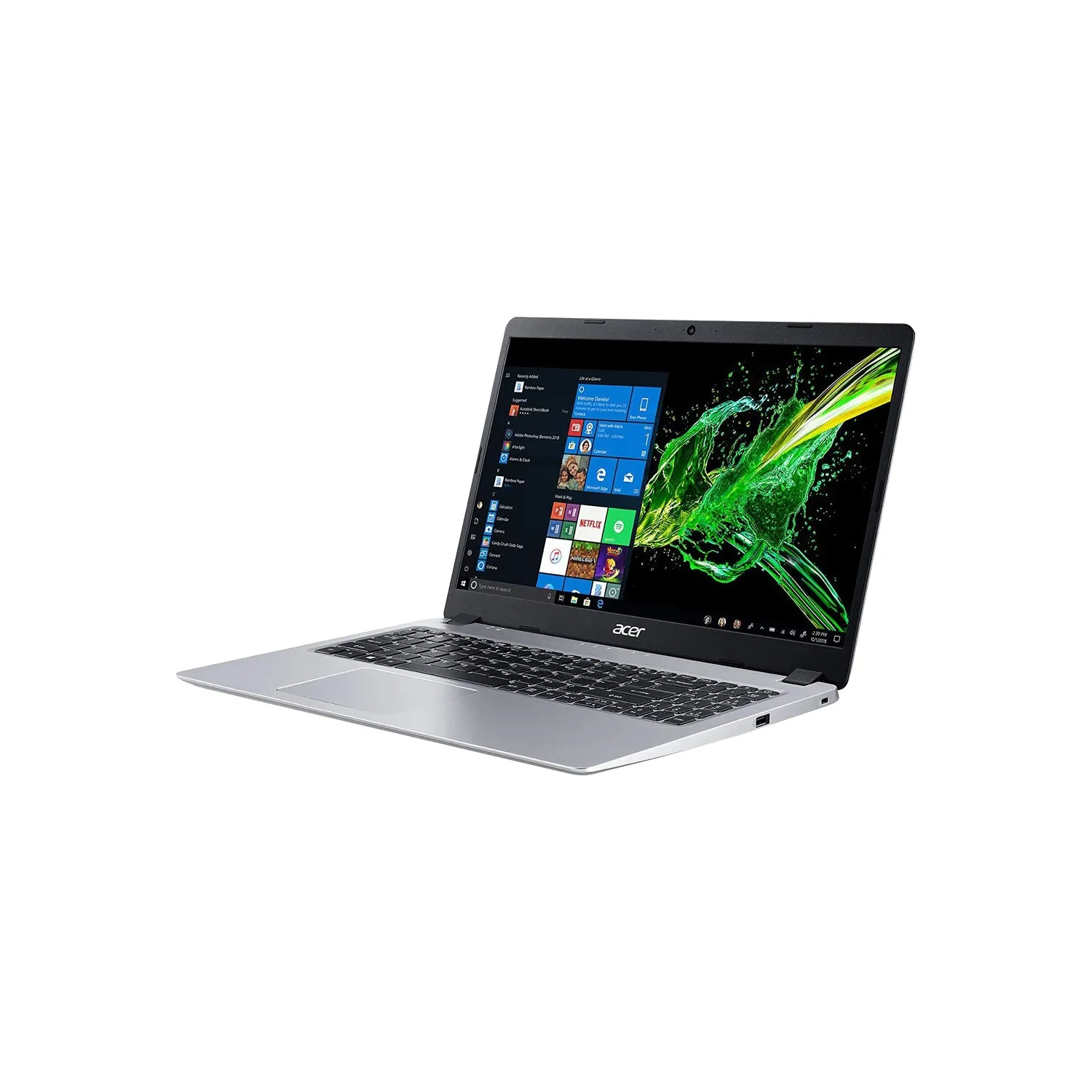 Acer Aspire 3 A315-24P-R5GC Laptop (Pure Silver) | 15.6" FHD IPS (1920x1080) | Ryzen 5 7520U | 16GB RAM | 512GB SSD | AMD Radeon Graphics | Windows 11 Home | MS Office Home & Student 2021 | Acer Entry Run Rate Backpack B-1620-P