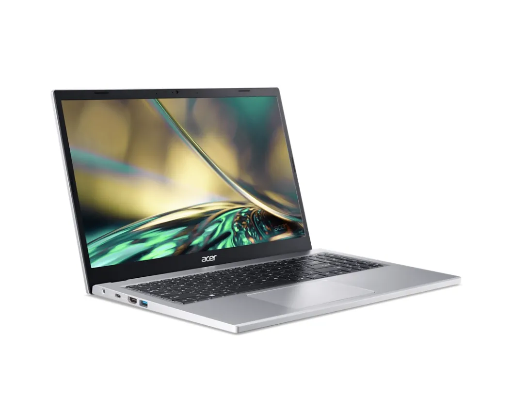 Acer Aspire 3 A315-510P-38RD Laptop (Pure Silver) | 15.6” FHD (1920 x 1080) | i3-N305  | 8GB RAM | 512GB SSD | Intel UHD Graphics | Windows 11 Home | Acer Entry Run Rate Backpack E-1620-P