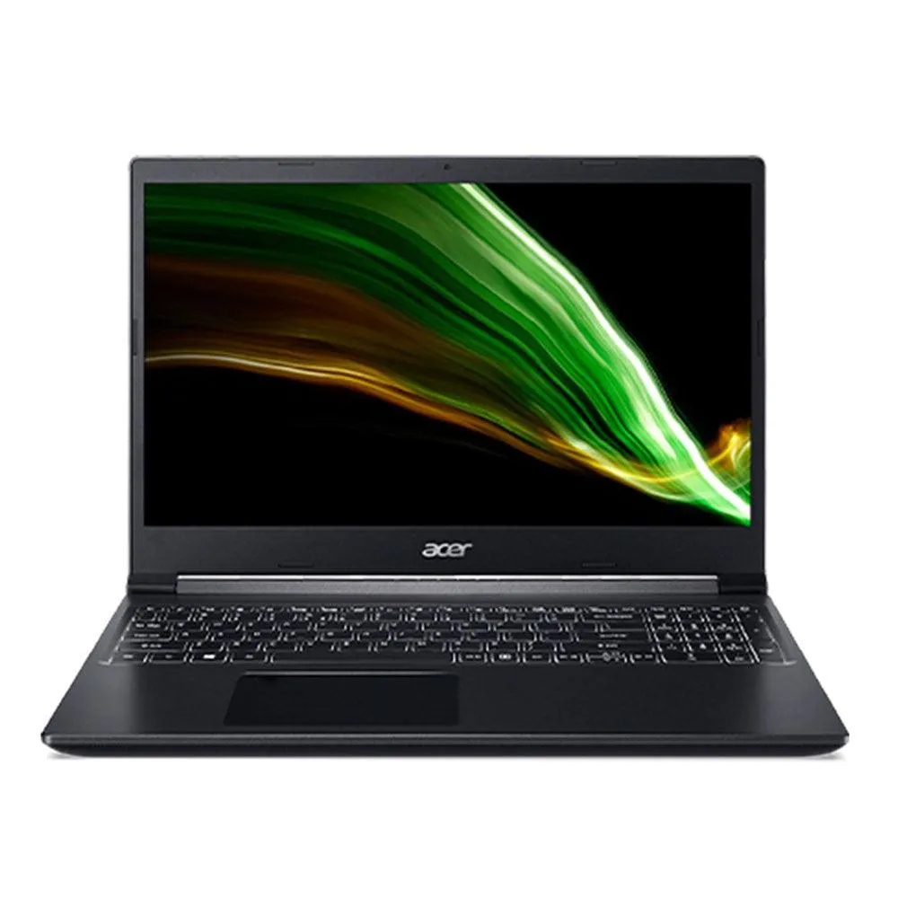 ACER Aspire 7 A715-42G-R5C5 Laptop (Charcoal Black) | 15.6" FHD 1920x1080 | RYZEN 5 5500u | 8GB DD4 | 512GB SSD | RTX 3050 | Windows 11 Home | ACER Entry Run Rate Backpack E-1620-P | RAPOO N1500 Wired Optical Mouse (White)