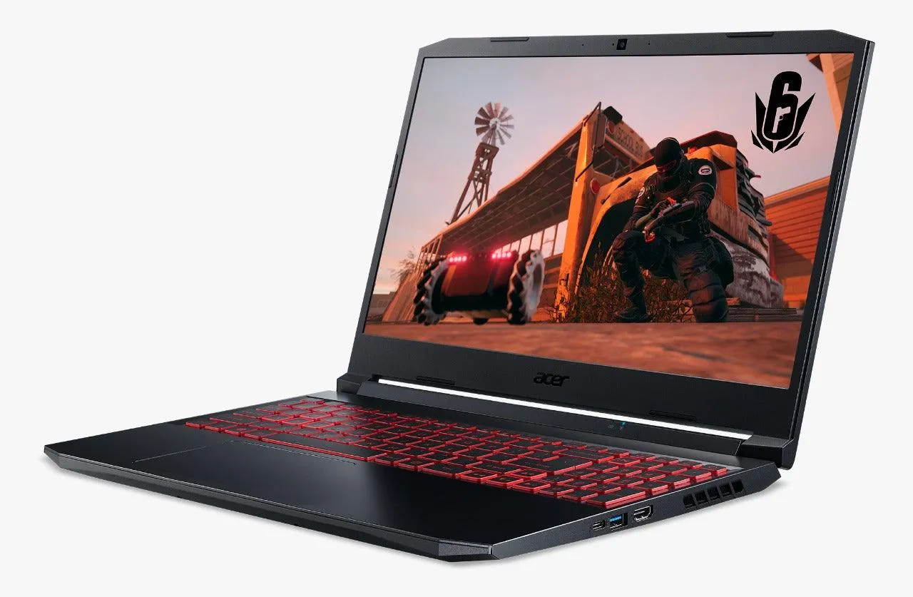 ACER NITRO 5 AN515-57-50AG Gaming Laptop (Shale Black) | 15.6" IPS FHD | i5-11400H | 8GB DDR4 | 512GB SSD | RTX 3050 Ti | WIN11   ACER Notebook Bag 15.6 VX15 Backpack