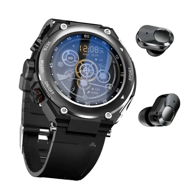 Advanced Smart Watch with built-in Earbuds