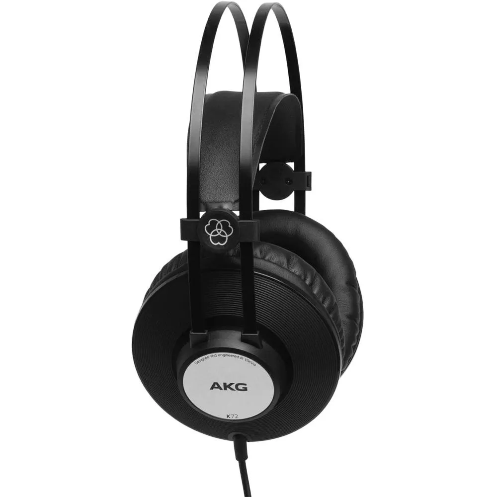 AKG Pro Audio K72 Closed-Back Studio Headphones   Warranty Bundle