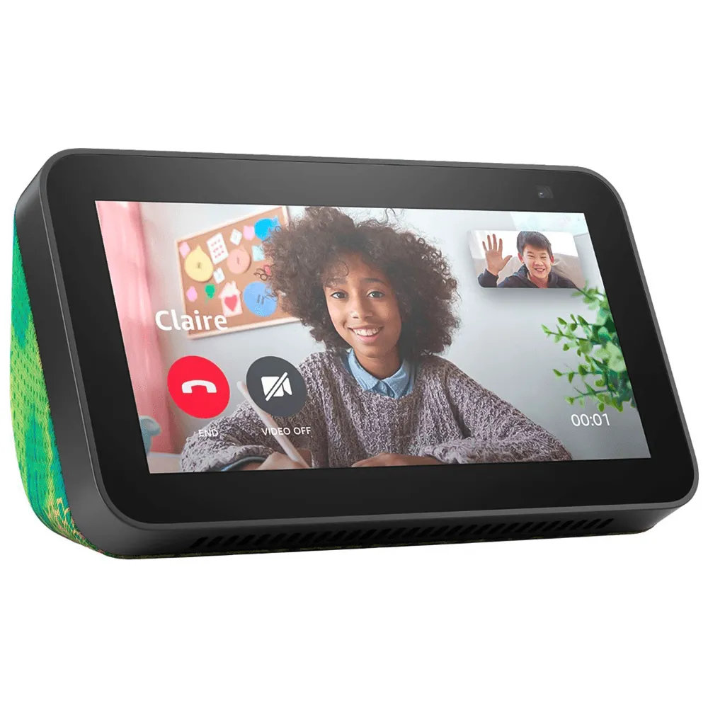 Amazon Echo Show 5 Kids 2nd Generation Smart Display With Alexa - Chameleon