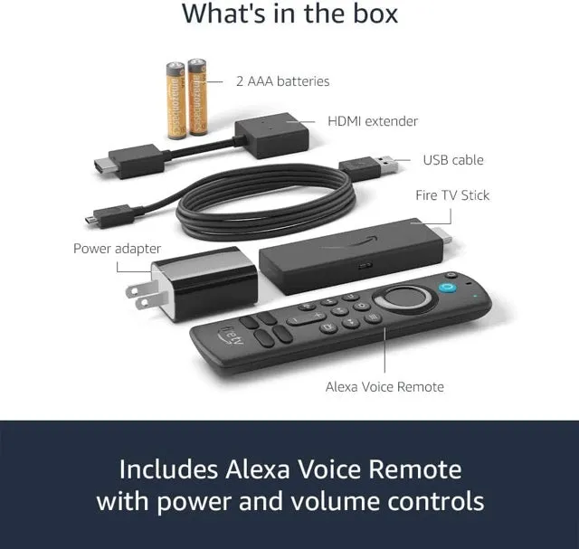 Amazon Fire TV Stick, HD, sharp picture quality, fast streaming, free & live TV, Alexa Voice Remote with TV controls (2nd Gen)