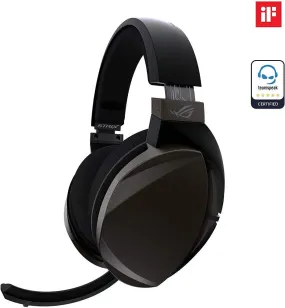 ASUS ROG Strix Fusion Wireless Gaming Headset For PC And PlayStation 4 (PS4) With Dual Channel 2.4GHz Wireless Mini Dongle, Digital Microphone With Auto Mute, And Touch Controls - (Black)