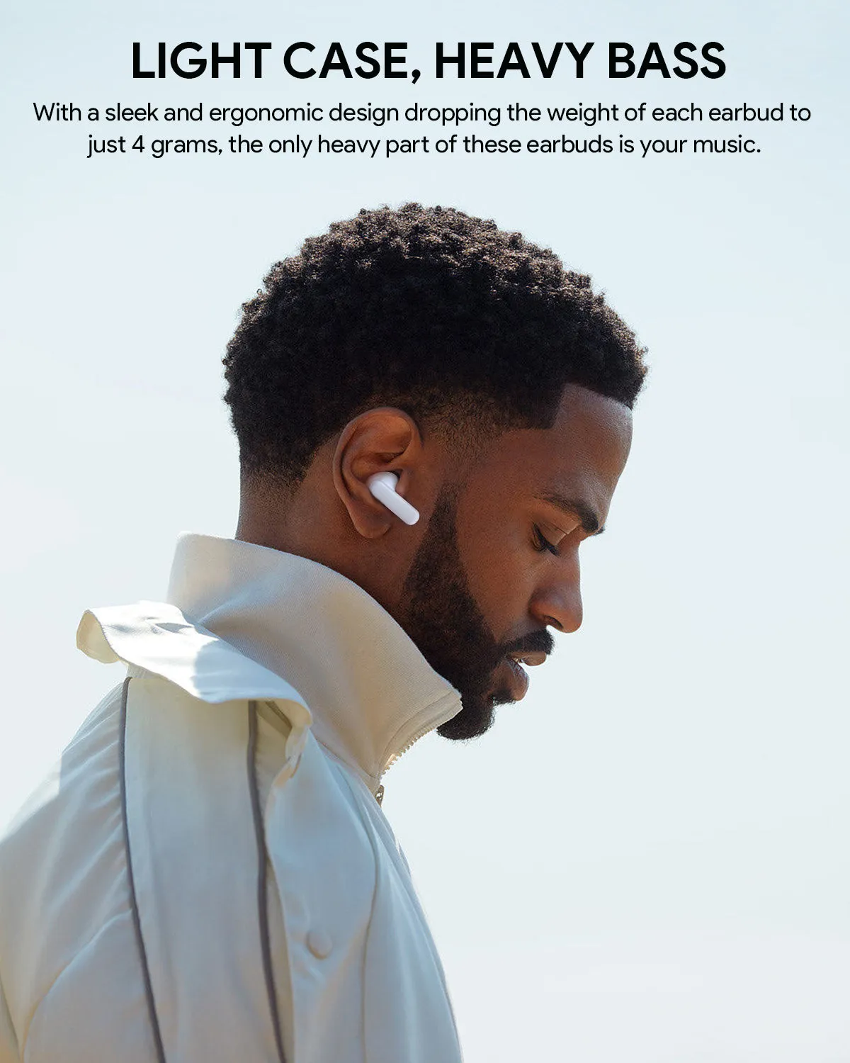 AUKEY EP-M1NC True Wireless Earbuds w Active Noise Cancellation, Stunning Sound Quality, Seamless Connection & IPX5 Waterproof