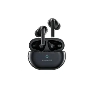 AWEI Wireless Bluetooth Earbuds And Gaming Earbuds with Microphone - Black