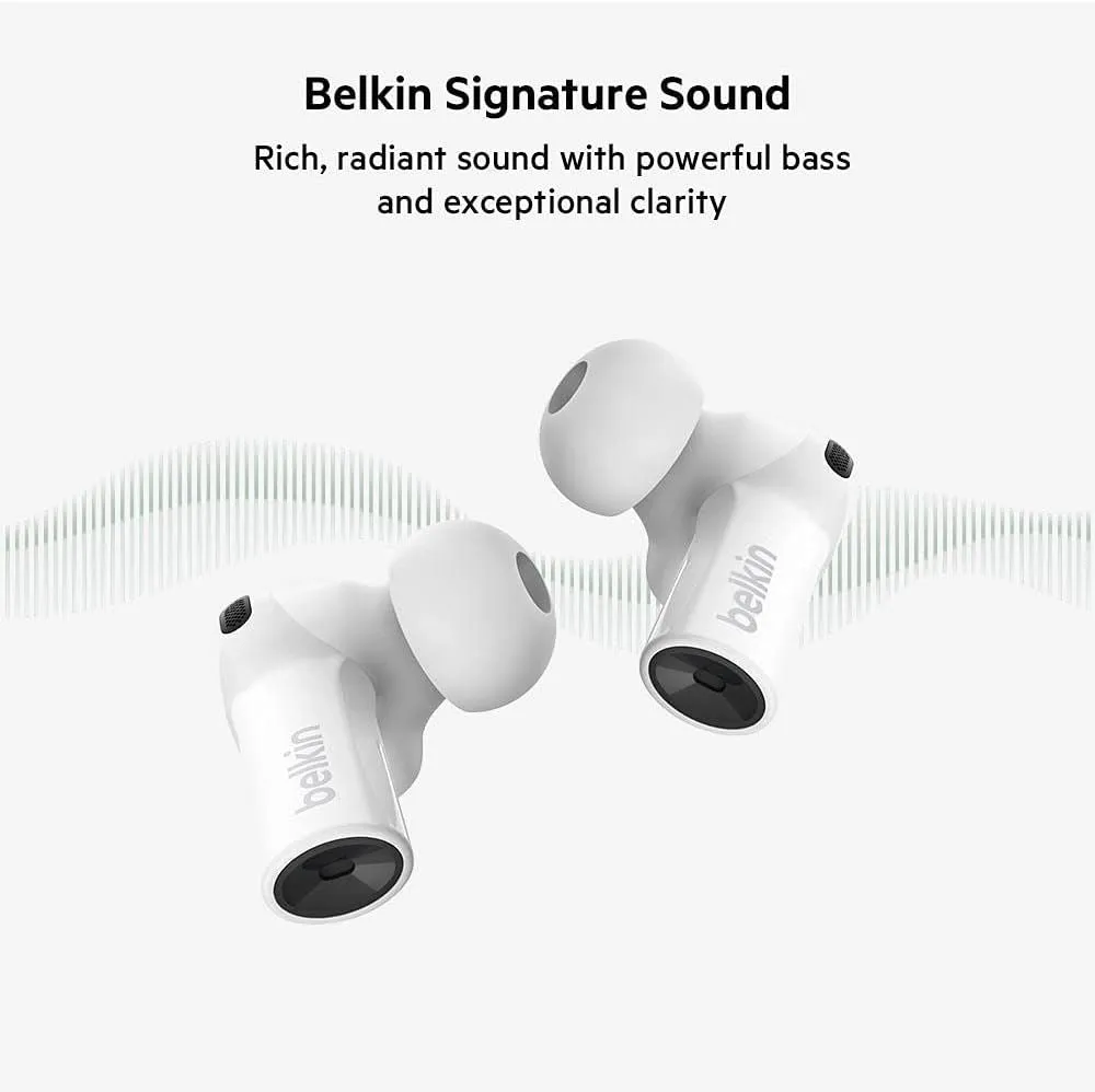 Belkin Soundform Freedom True Wireless Earbuds White - AUC002glWH