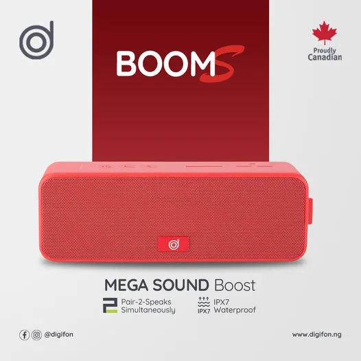 BoomS High Fidelity Smart 10W Bluetooth Speaker - digifon