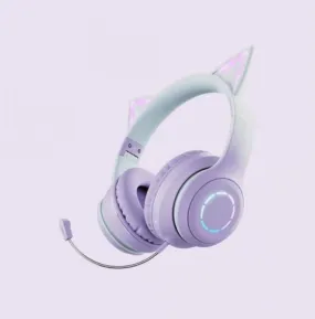 Cat Ear Bluetooth Headphones Headset