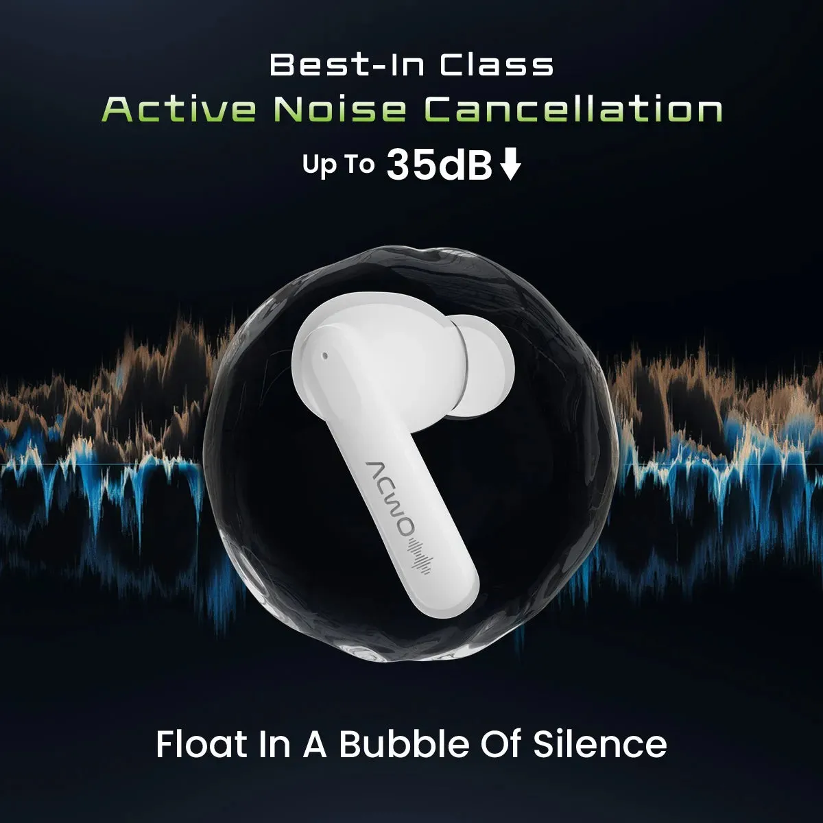 Decibel (White) Earbuds