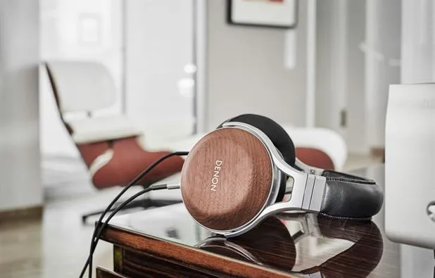 Denon AH-D7200 Reference Quality Over-Ear Headphones in Walnut