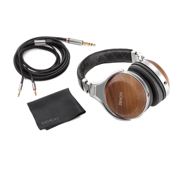 Denon AH-D7200 Reference Quality Over-Ear Headphones in Walnut