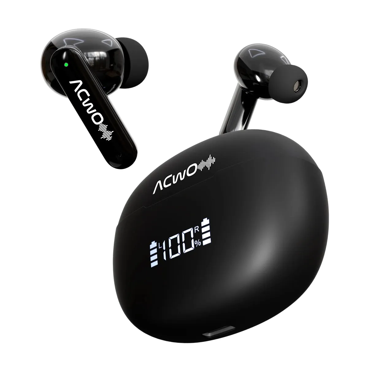 DwOTS 323-In-Ear Detection For Smart Music Control Charcoal Grey