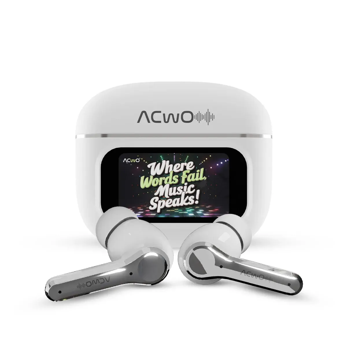 DwOTS Touch - Smart Touch Screen Display TWS Earbuds