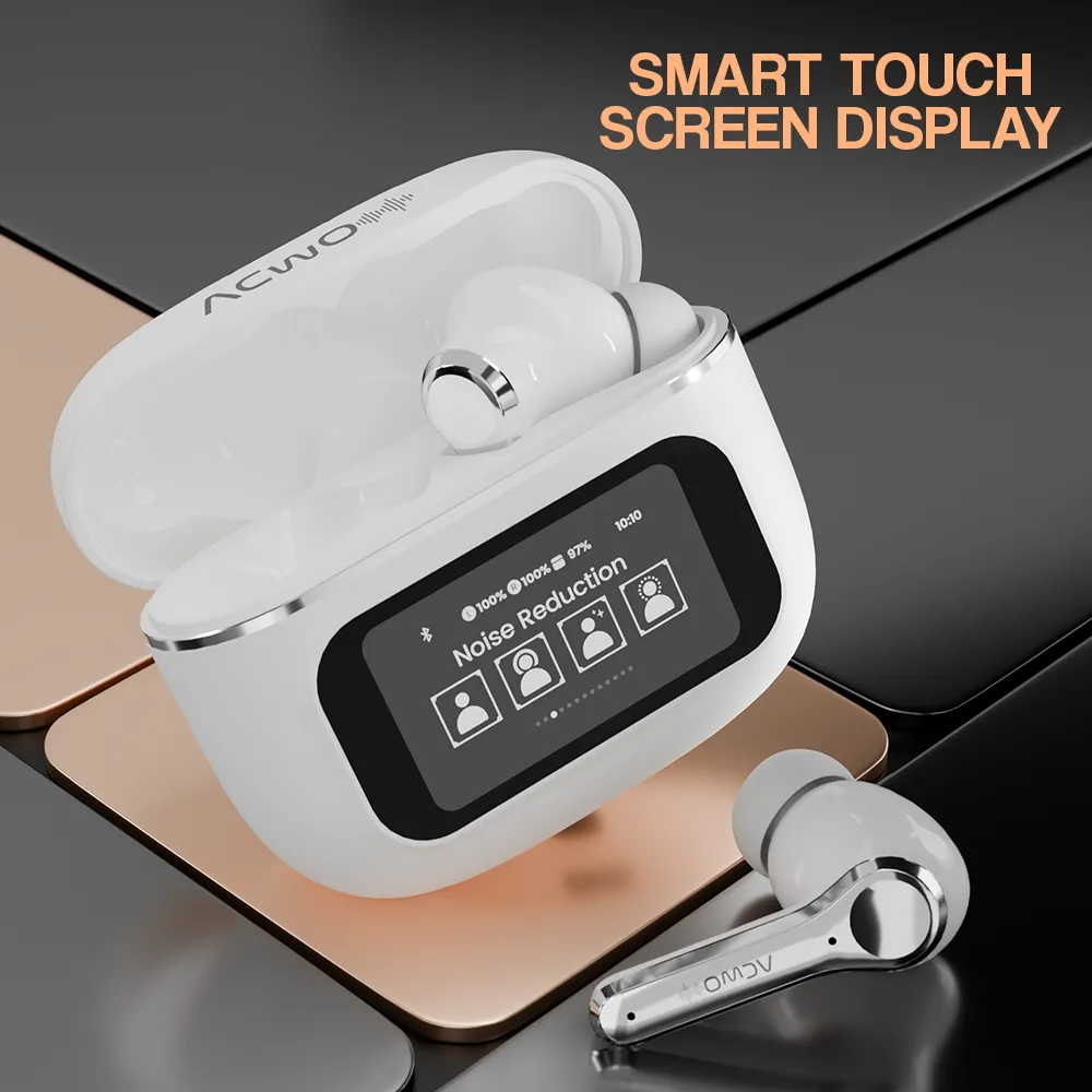 DwOTS Touch - Smart Touch Screen Display TWS Earbuds