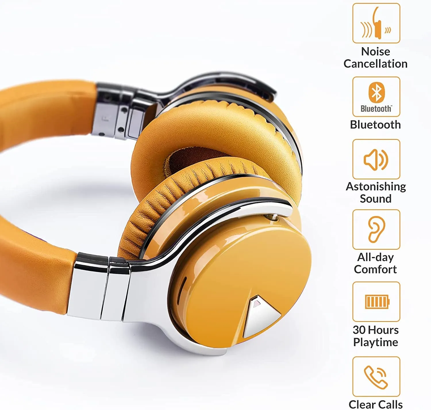 E7 Bluetooth Headphones with Microphone with Deep Bass