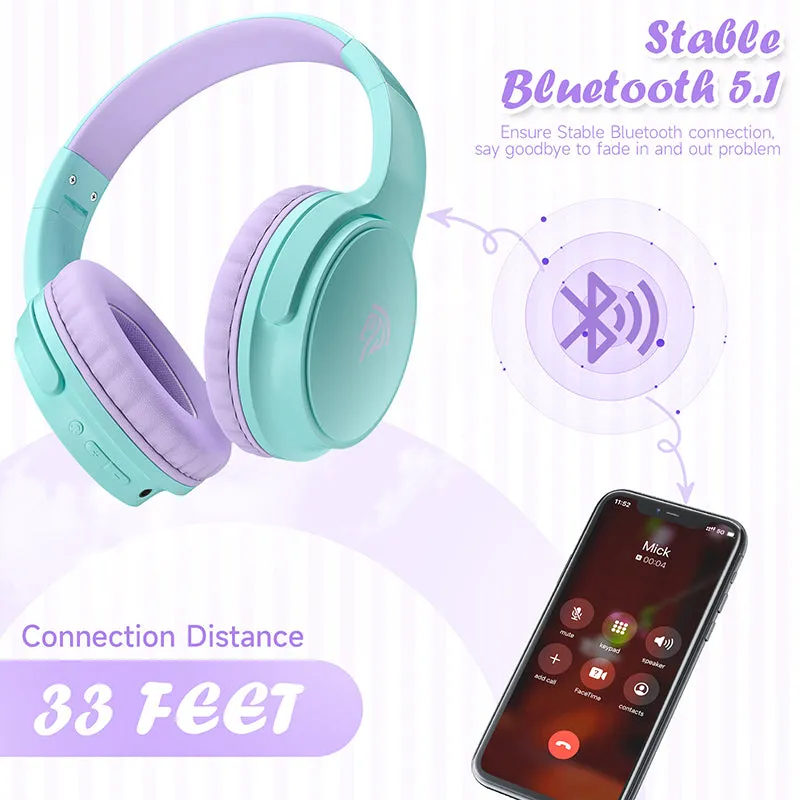 EasySMX® B06 Bluetooth Childrens Earphones with Hearing Protection