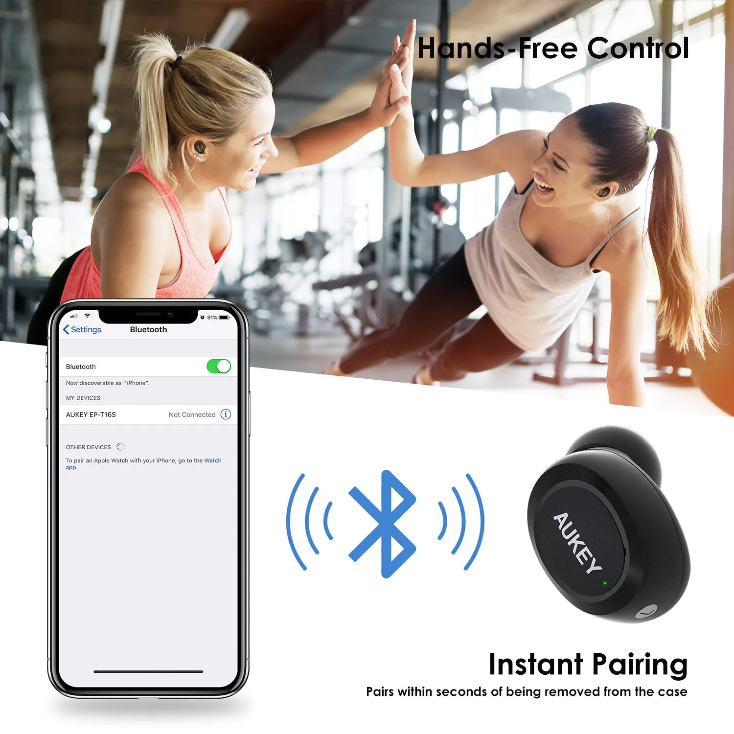 EP-T16S TWS Bluetooth 5.0 True Wireless Earbuds