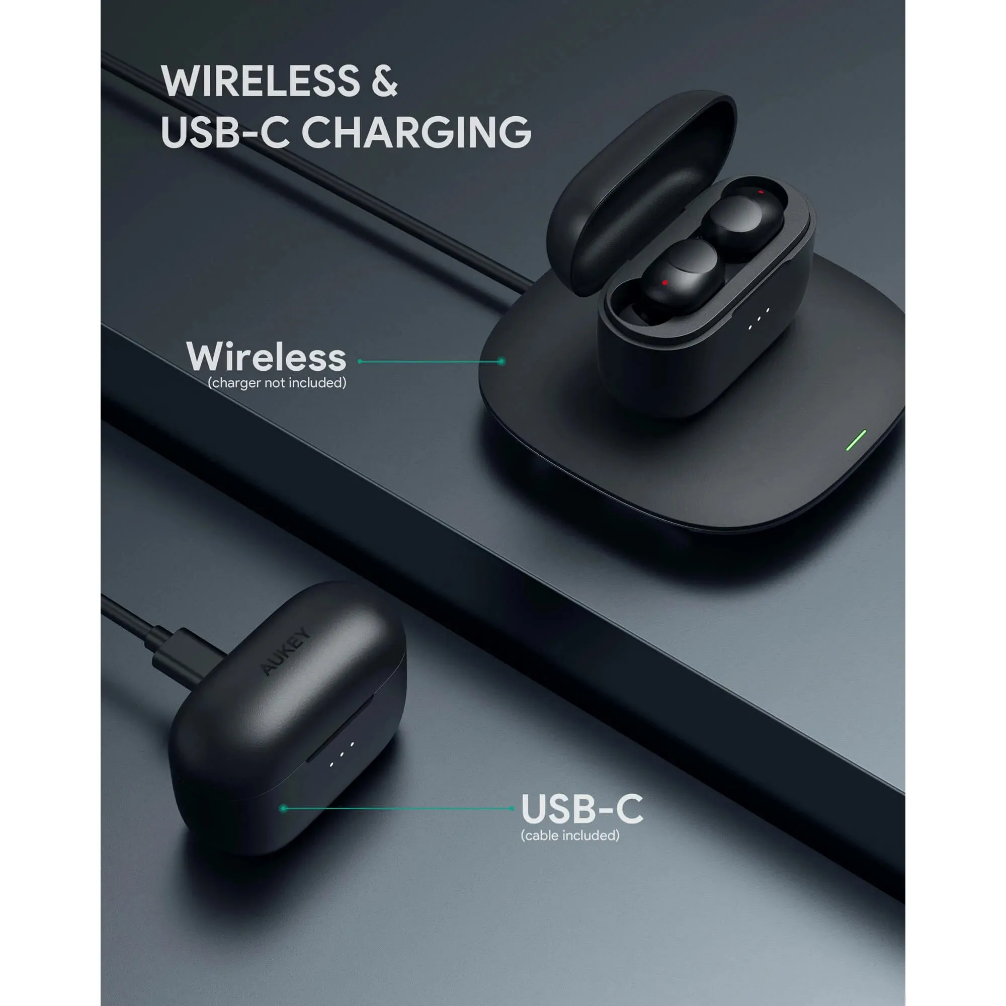 EP-T31 Wireless Charging Earbuds Elevation in-ear Detection