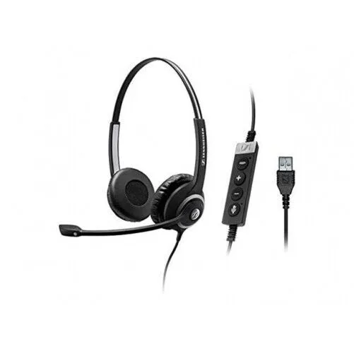 EPOS IMPACT SC 260 USB MS II, Noise Cancelling Duo Wideband Headset With In-Line Call Control