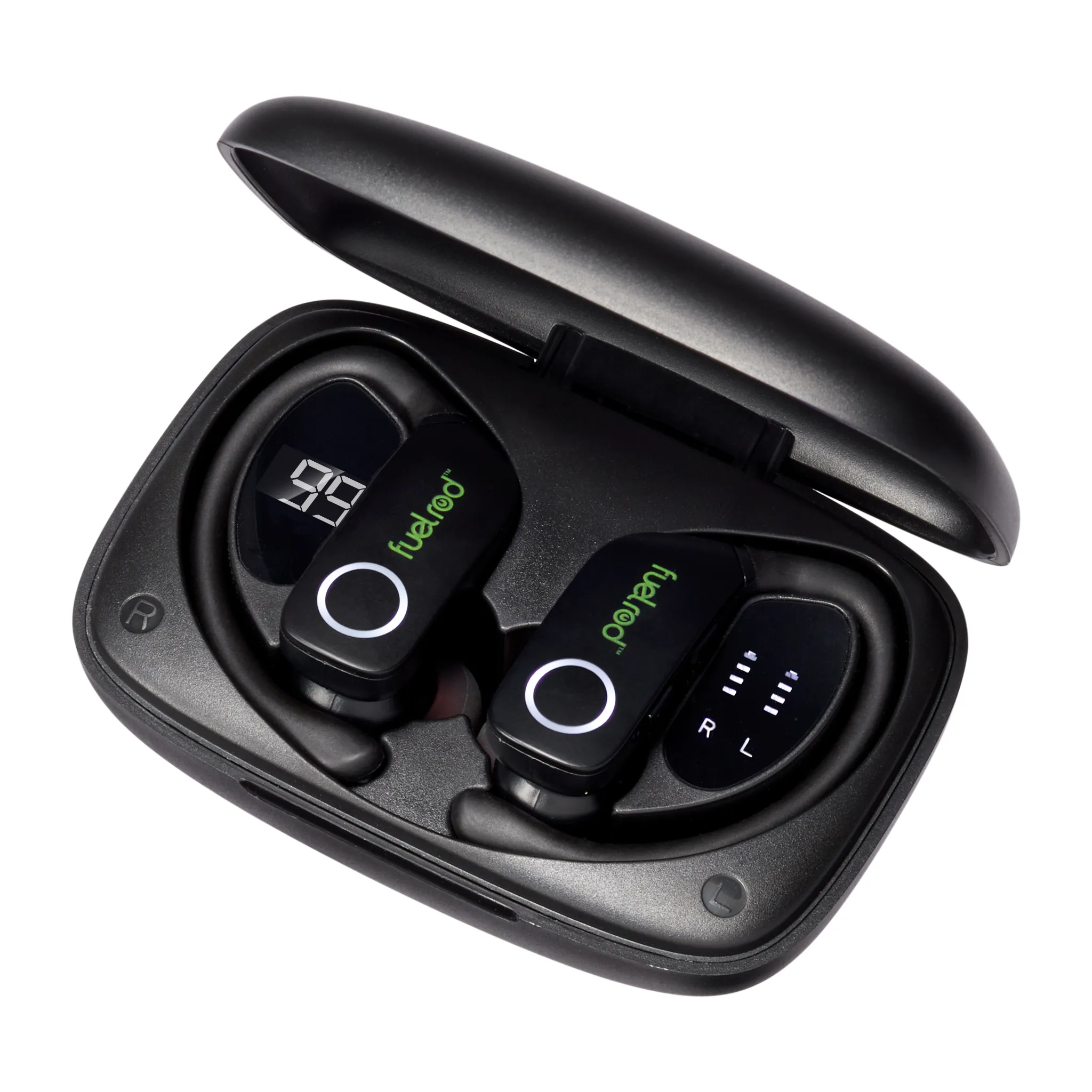 F18 Earbuds (48H Playback w/ LED Display Case)