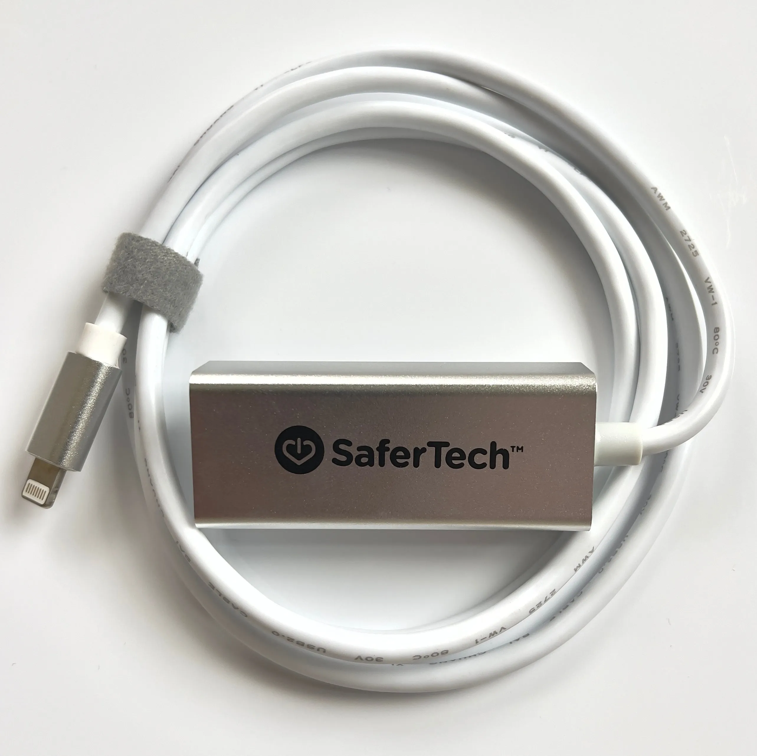 Fast Grounded Lightning Ethernet Adapter. Use iPhone Online with NO Radio Frequency EMF