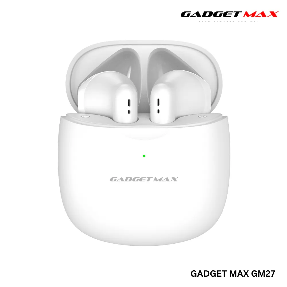 GADGET MAX GM27 Flow Series Bluetooth True Wireless TWS Earbuds - White