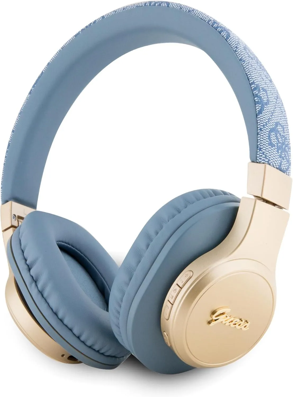 Guess Wireless Headphones 4G Script On Ear Blue - GUBH604GEMB