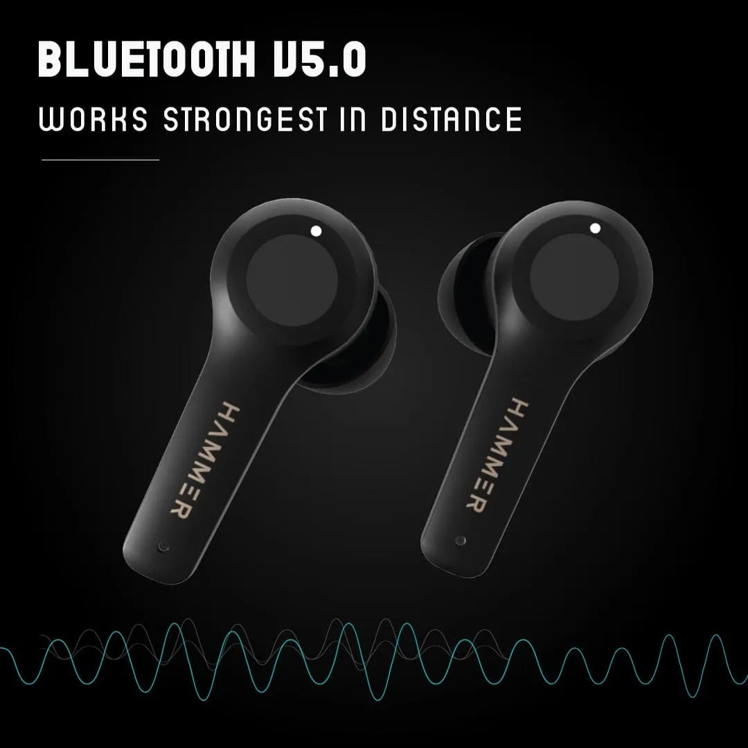 Hammer Solo Pro Truly Wireless Bluetooth Earbuds with Dual Mic