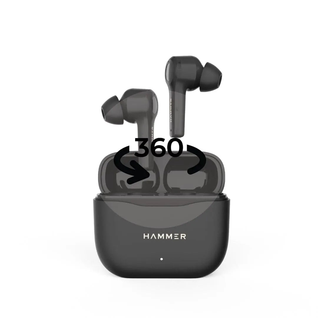 Hammer Solo Pro Truly Wireless Bluetooth Earbuds with Dual Mic