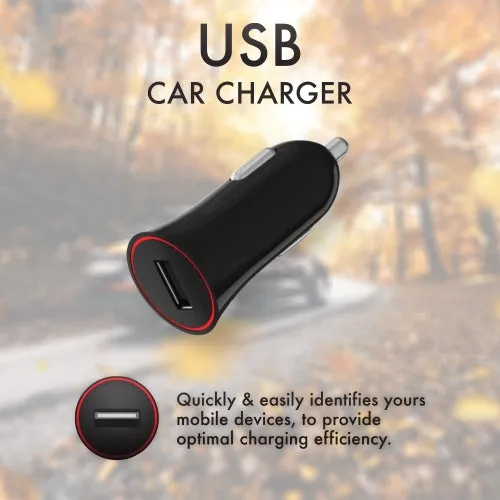 iHip Single USB Black 1A Car Charger