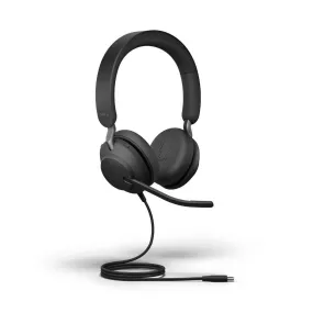 Jabra Evolve2 40 SE, Corded Headset, USB-C, UC Stereo