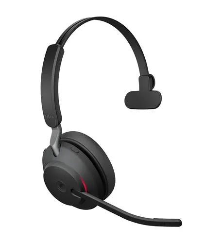 Jabra Evolve2 65 MS Mono Bluetooth Headset, USB-A, Charging Stand - 26599-899-989