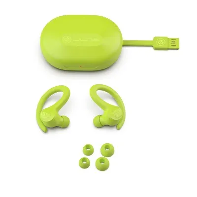 JLab Go Air Sport True Wireless Bluetooth Headphones - Neon Yellow