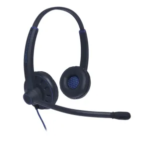 JPL Commander PB Binaural Modular Headset With Noise Cancelling & PLX Compatible QD