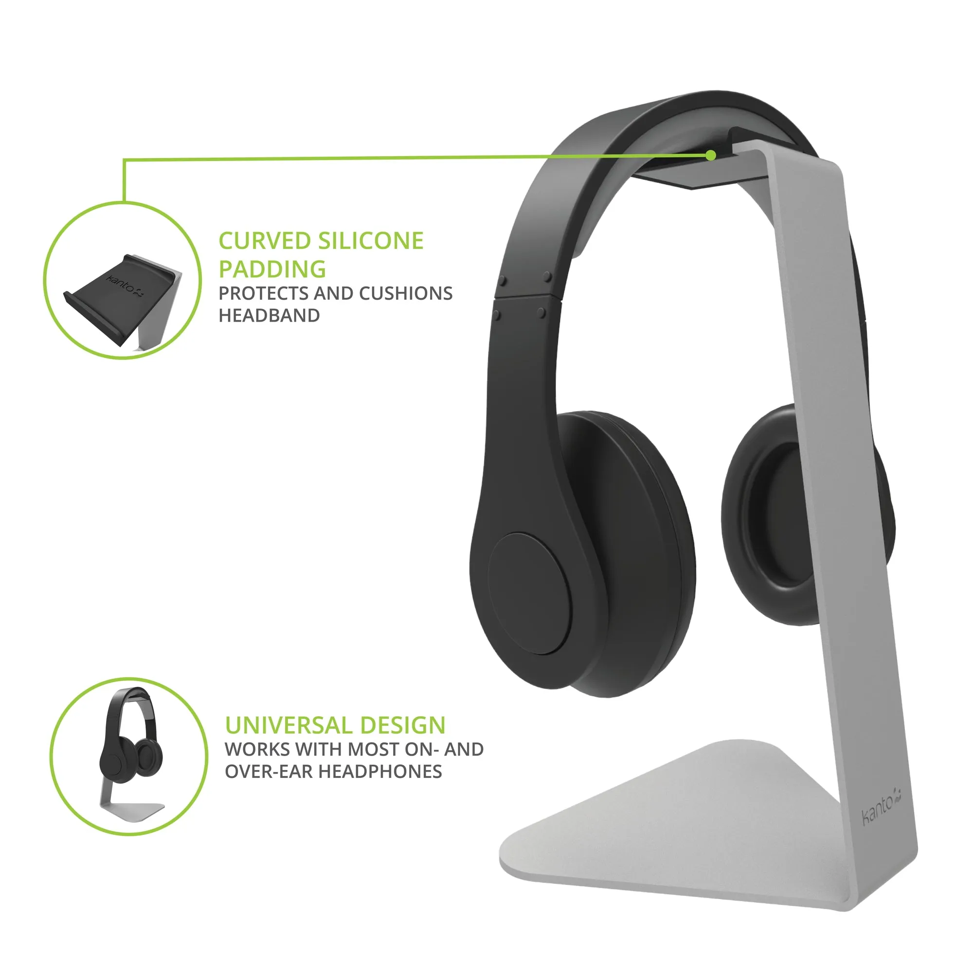 Kanto H1 Headphone Stand Silver