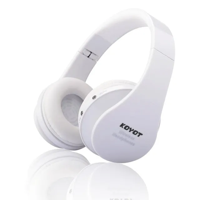 Sure! Heres an optimized title for the e-commerce product with modifiers:

**KOYOT Wireless Bluetooth Stereo Headset - Foldable Sport Earphones with Microphone for Enhanced Sound Quality**

Feel free to let me know if you need further modifications or variations!