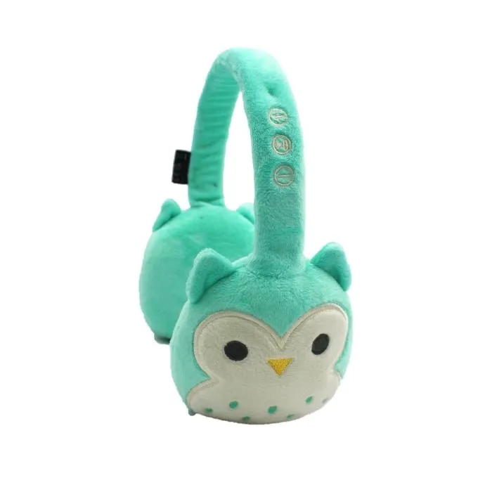 Lazerbuilt Squishmallows - Winston the Owl Plush Bluetooth Headphones