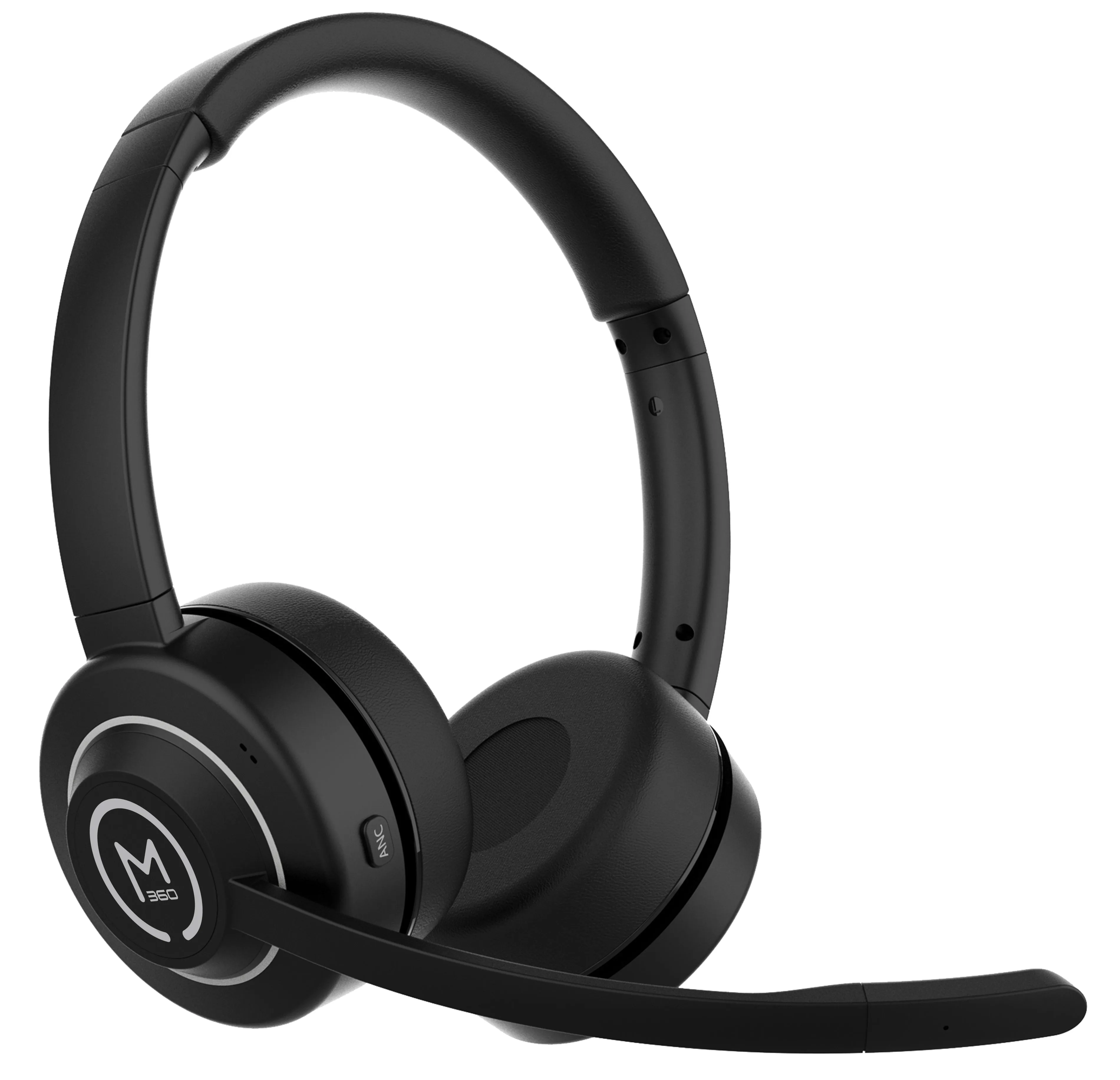 m360 Sanctuary Wireless Noise Canceling UC Headset w/ Boom Mic - HS6750ANC