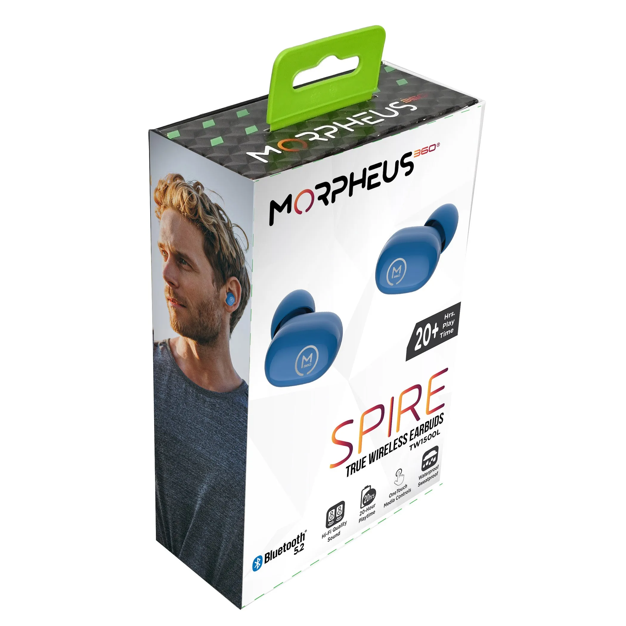 m360 Spire True Wireless Earbuds, in-ear Headphones Bluetooth Headset with Microphone TW1500L