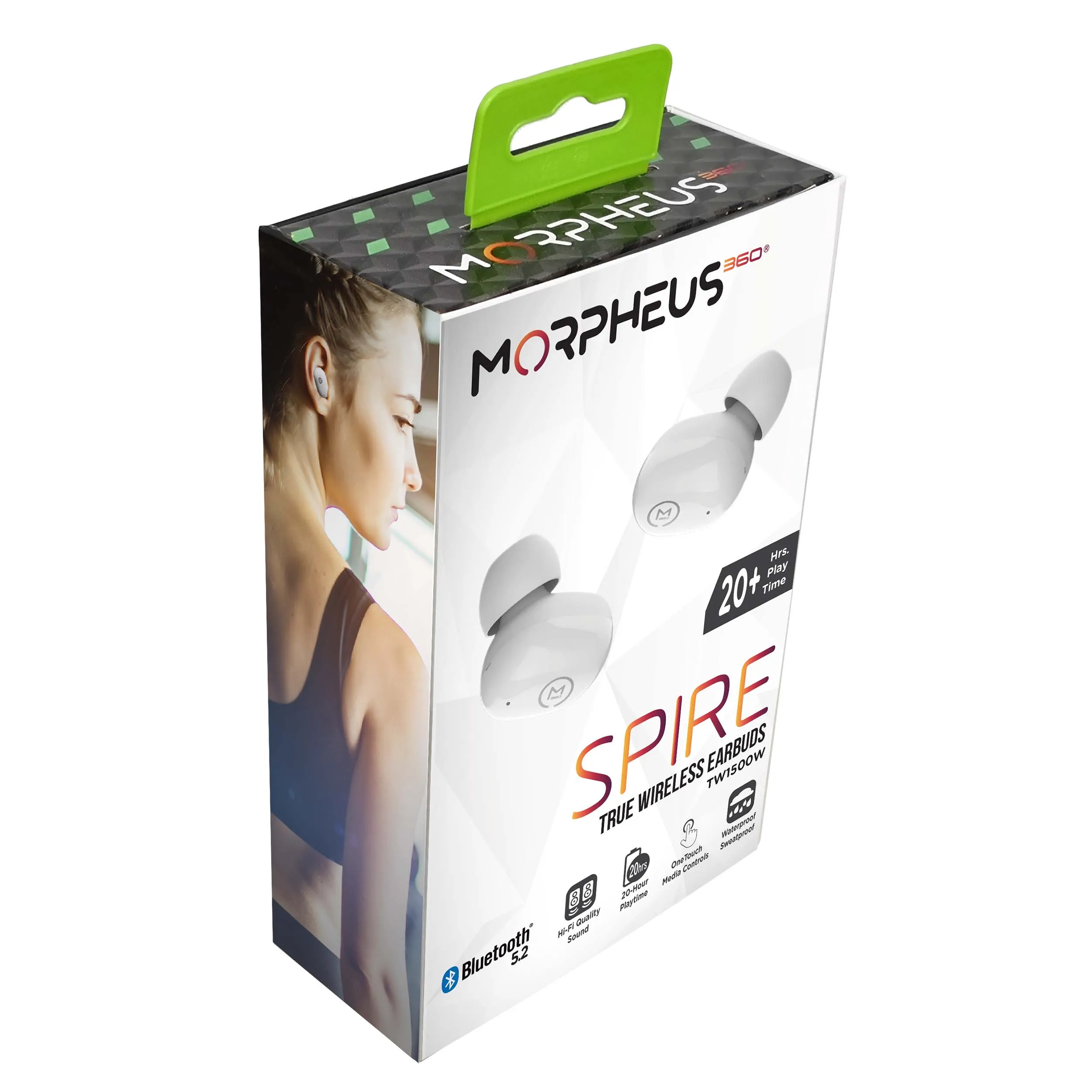 m360 Spire True Wireless Earbuds, in-ear Headphones Bluetooth Headset with Microphone TW1500W