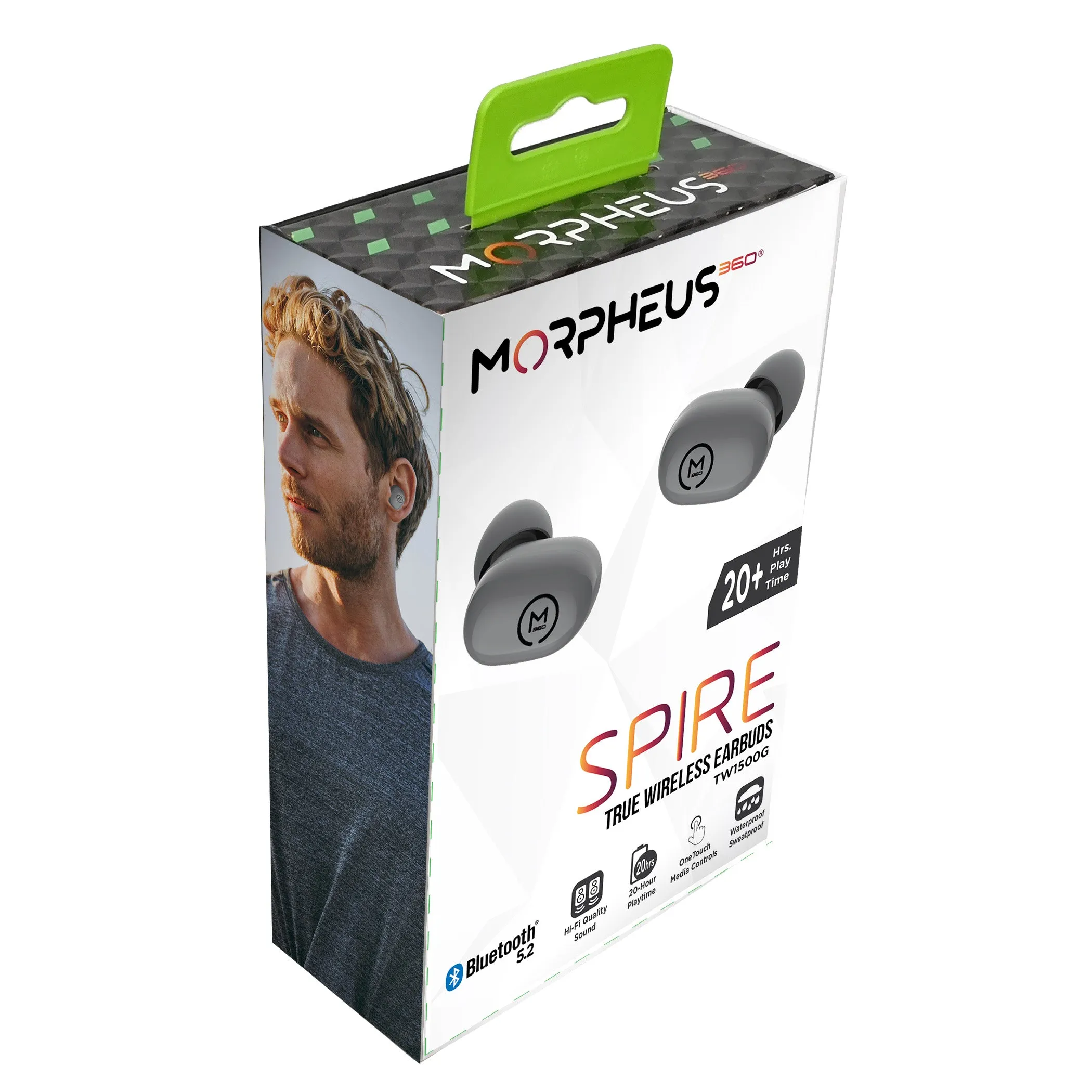 m360 Spire True Wireless Earbuds, in-ear Sport Headphones Bluetooth Headset with Microphone TW1500G