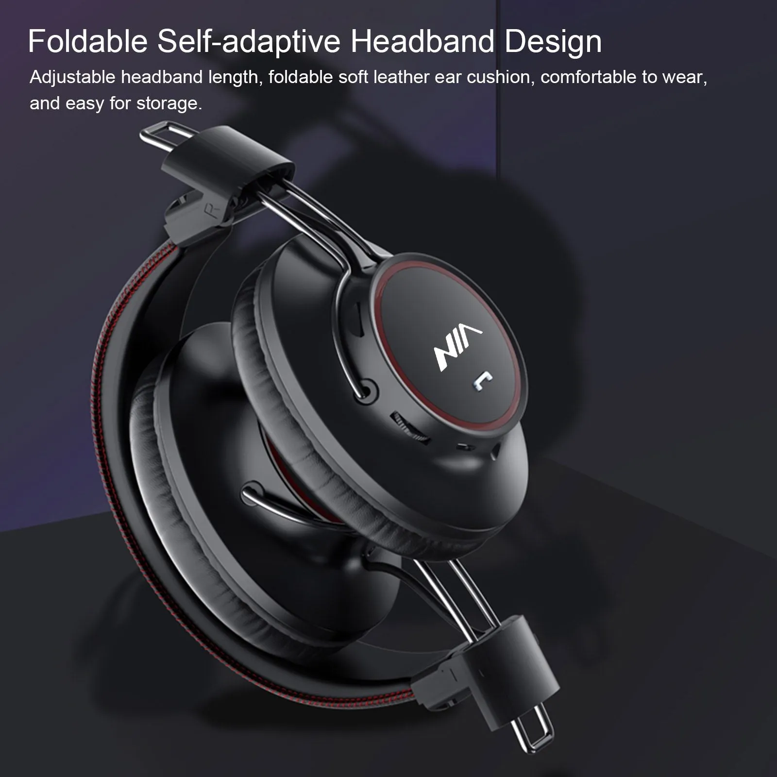 NIA S3000 Over Ear Music Headset Wireless Headphones