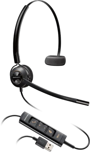 Plantronics ENCOREPRO HW545 Convertible USB Headset 203474-01