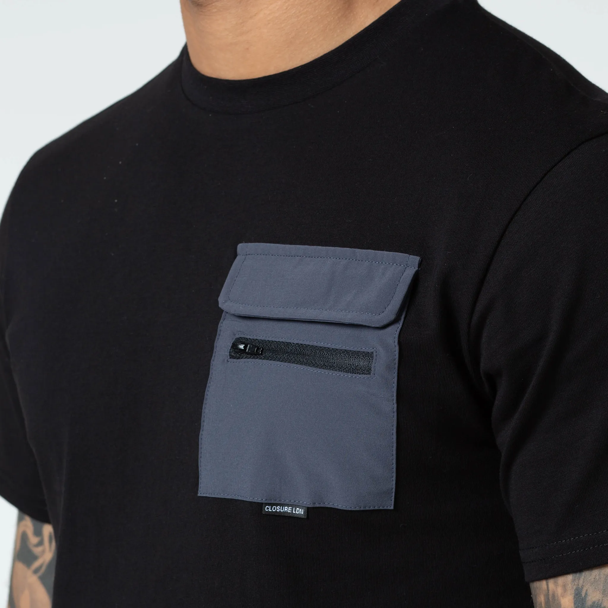 Pocket Utility T-Shirt | Black